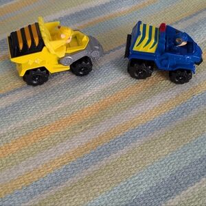 🛍️ BUNDLE ONLY • Paw Patrol Dino Rescue Metal Cars (Chase & Rubble)